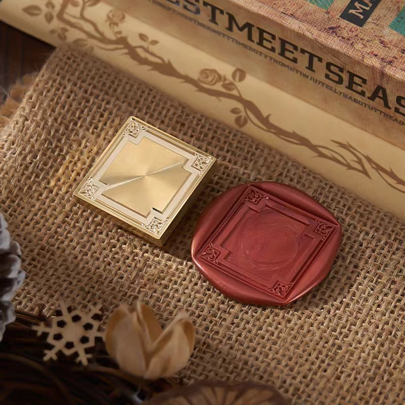 Vintage frame wax seal copper head