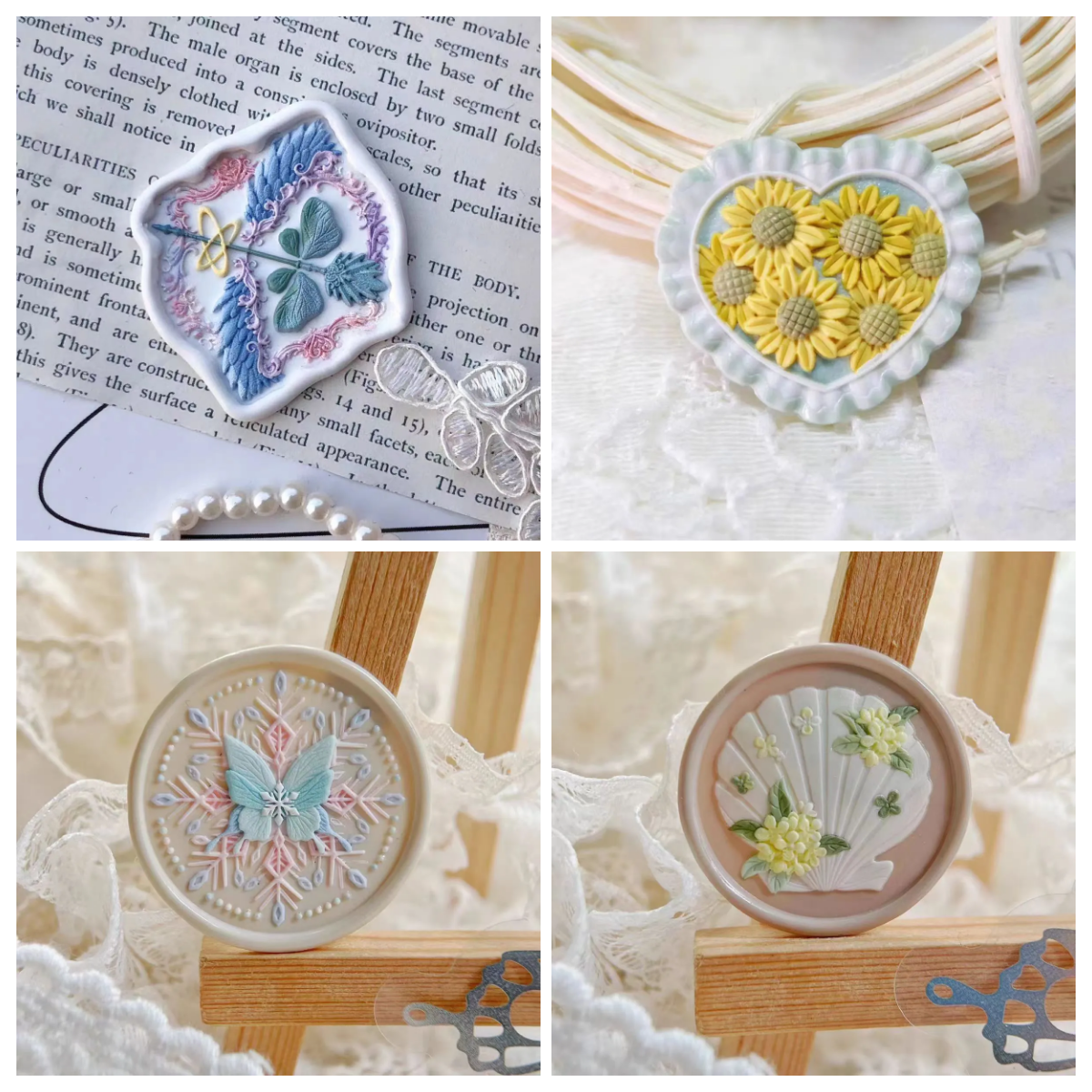 ختم الشمع (4 قطع)