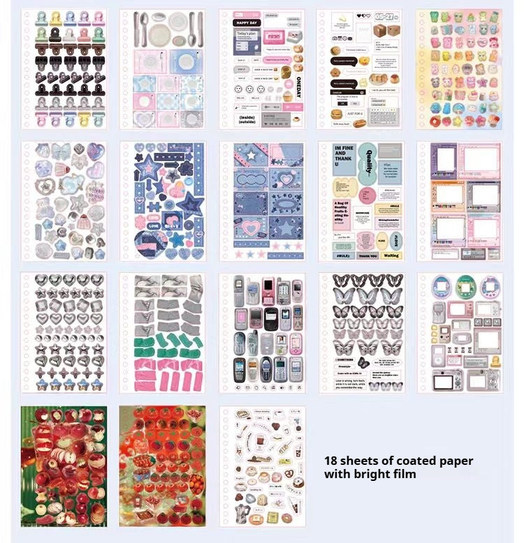 Journal sticker book (60pcs)