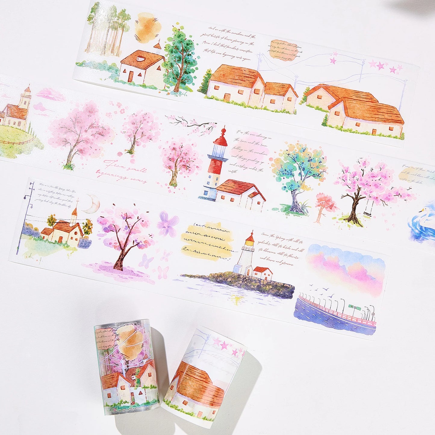 Journal Pre-cut Tape (Misty Breeze Bundle) 70mm×5m