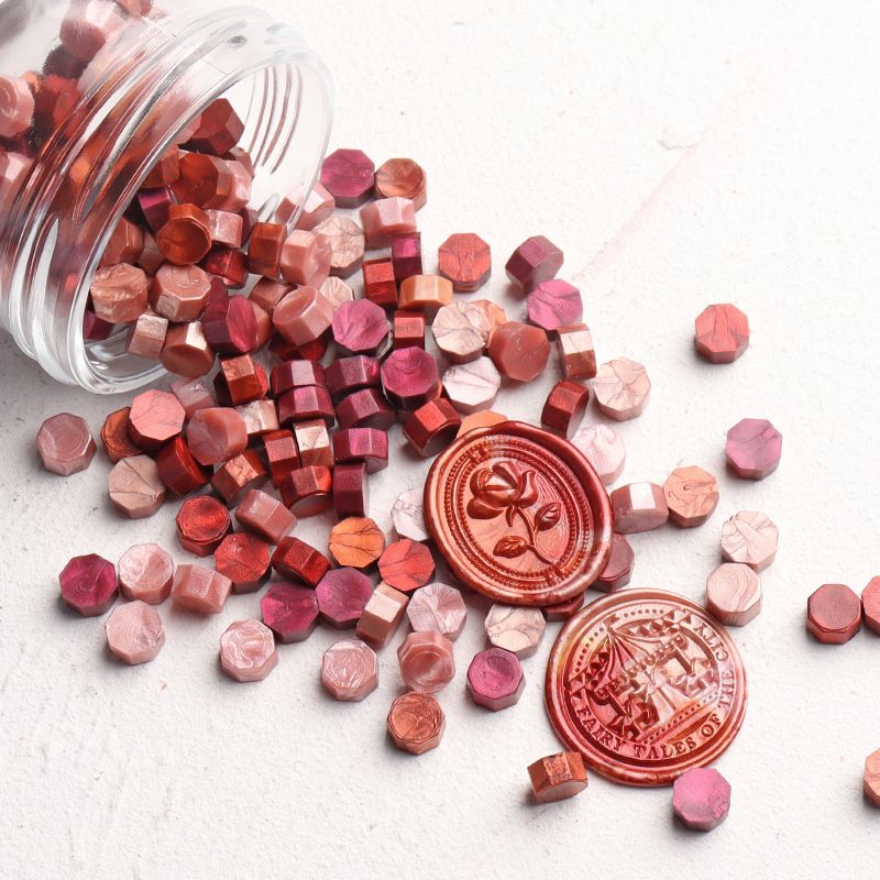 Retro Metal Texture Sealing Wax Tablets