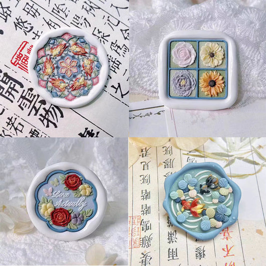 ختم الشمع (4 قطع)