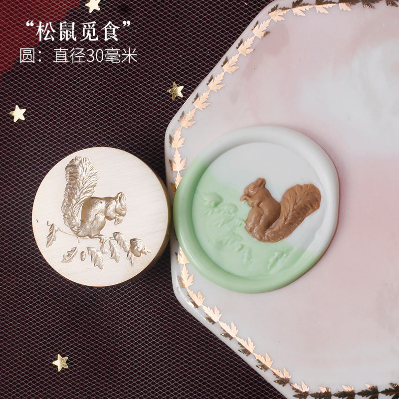 Embossed Artistic Retro Wax Seal Head