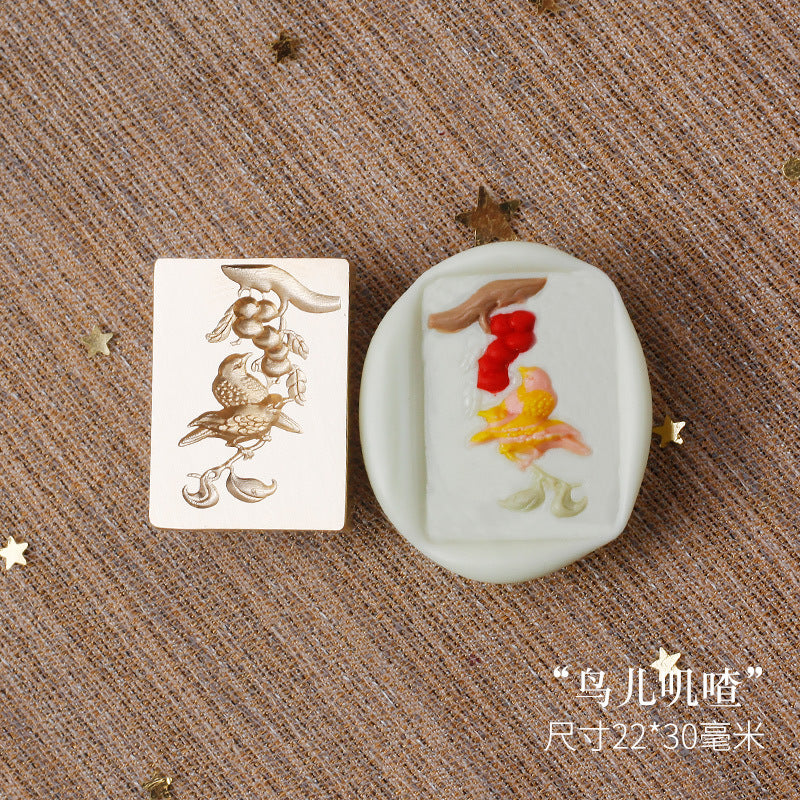 Embossed wax Seal Head