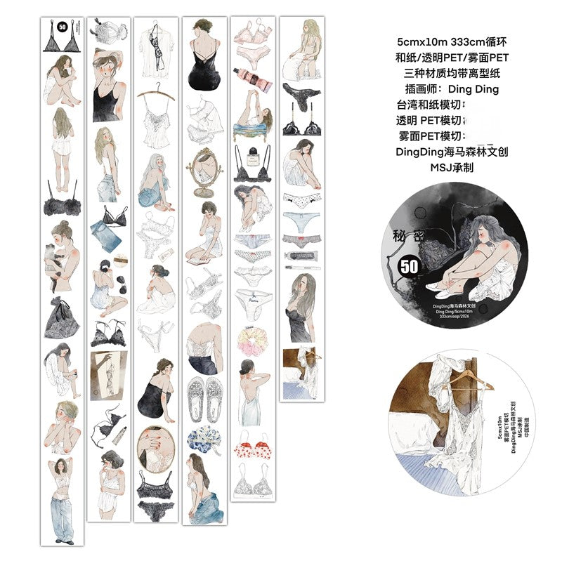 DingDing Journal pre-cut tapes (10m/roll)