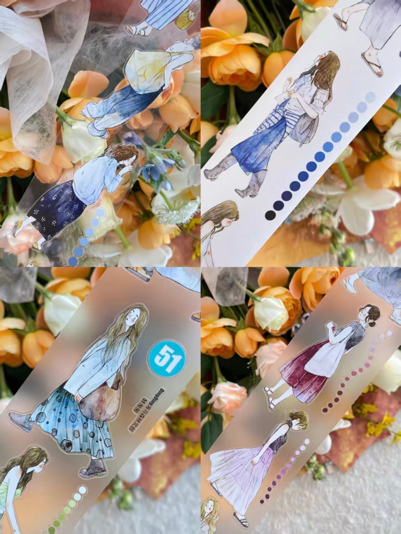 DingDing Journal pre-cut tapes (10m/roll)