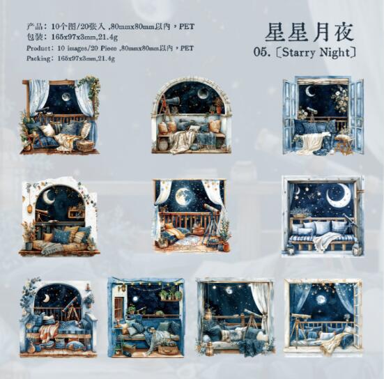 Journal sticker packs (Window side story)