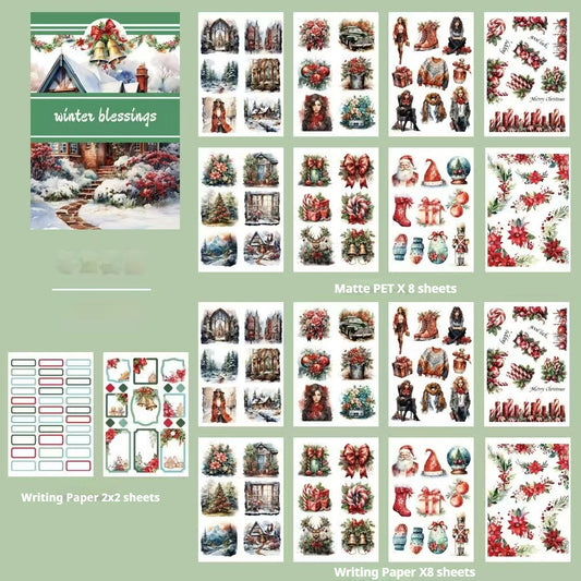 Journal Sticker Book (Christmas)