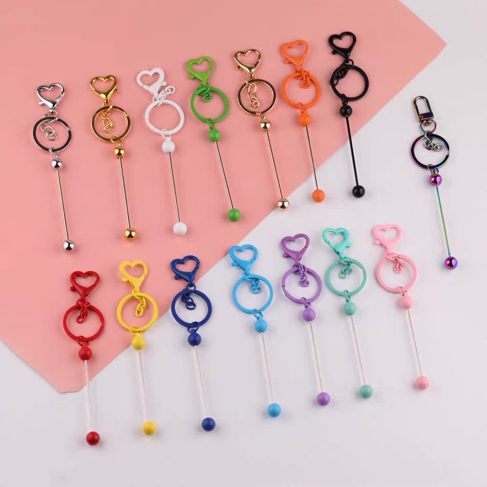Beadable Key Rings （50PCS/pack）