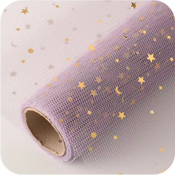 Stars and Moon Mesh Paper (48cm*4.5m)