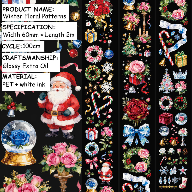 Journal PET tape (Christmas) 2m/roll