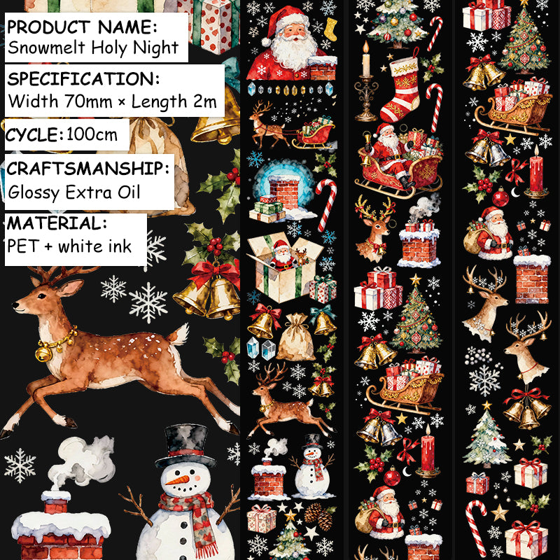 Journal PET tape (Christmas) 2m/roll