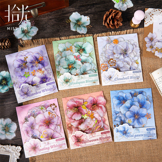Journal PET sticker packs (Flower)