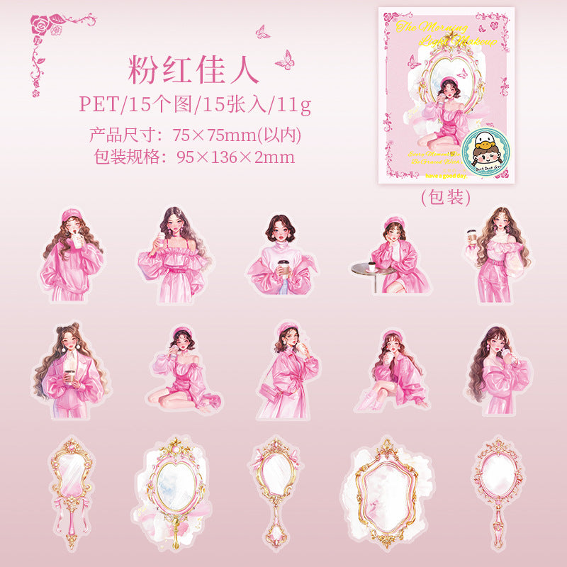 Journal sticker packs (Beautiful girl)