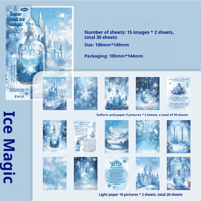 Journal paper packs (magic) 30 sheets/pack