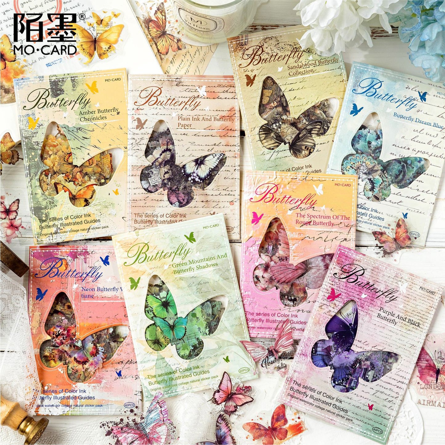 Journal PET sticker packs (Butterfly)