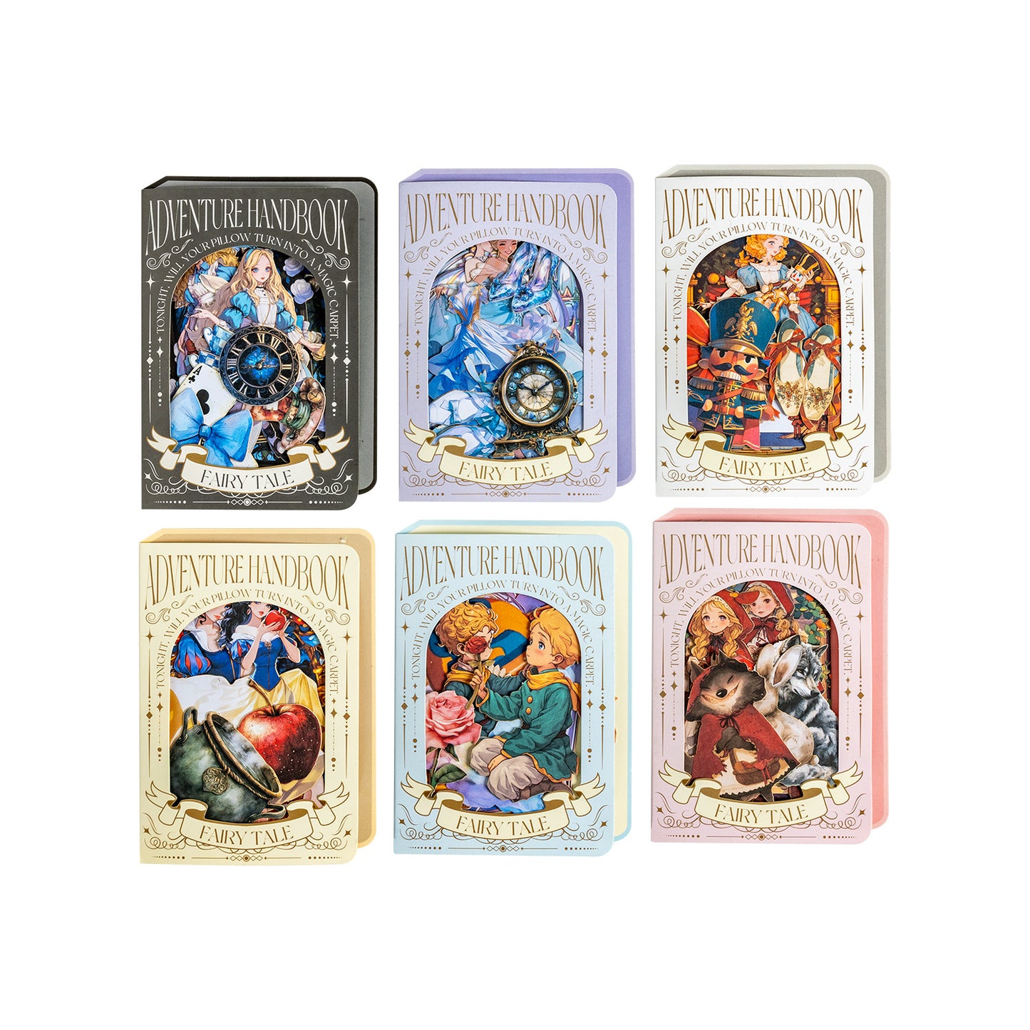 Journal hard card sticker packs (Fairy tale theme)