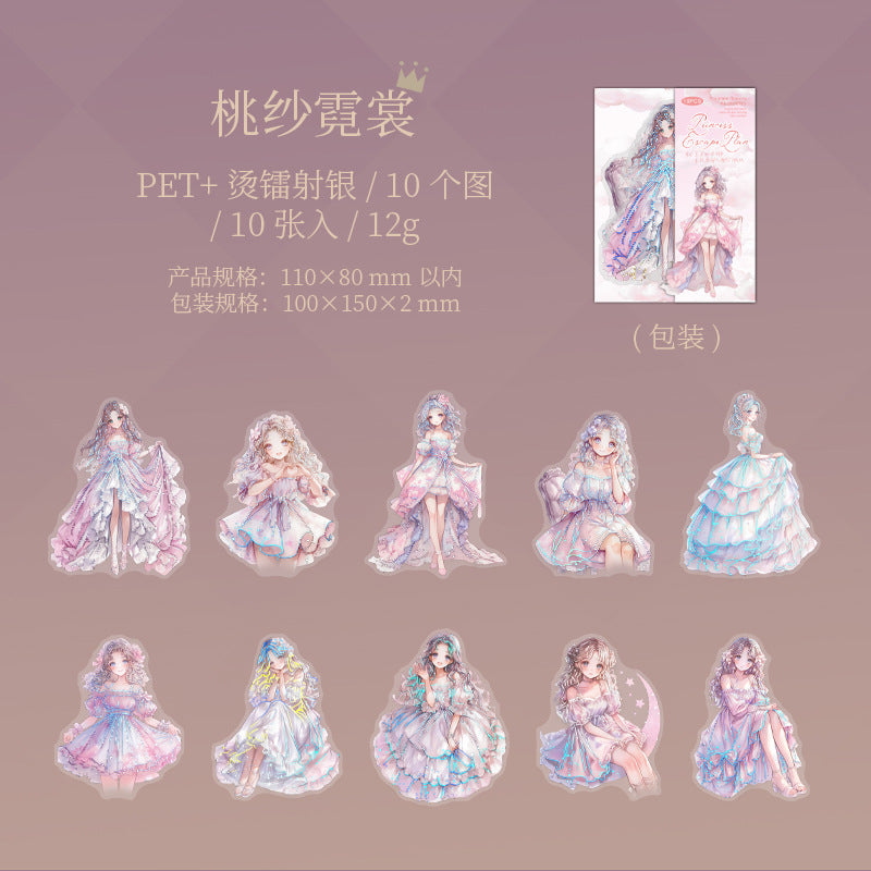 Journal PET sticker packs (Princess)