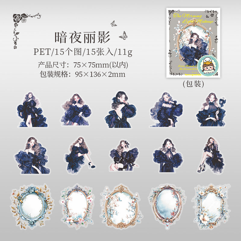 Journal sticker packs (Beautiful girl)