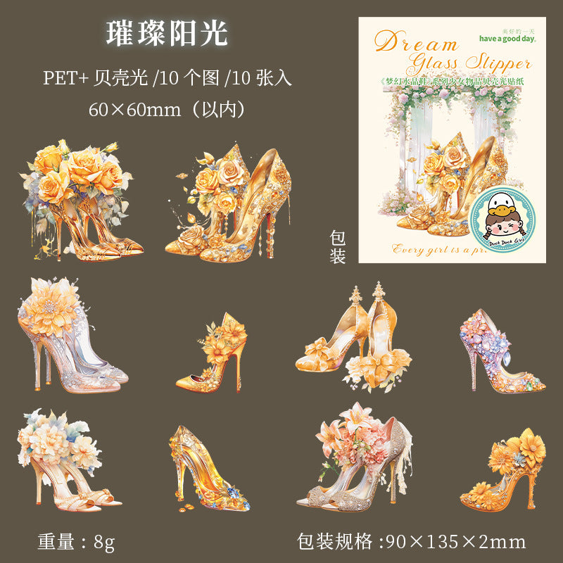 Journal sticker packs (Crystal Slippers)