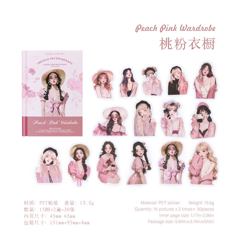 Journal PET sticker packs (Character)