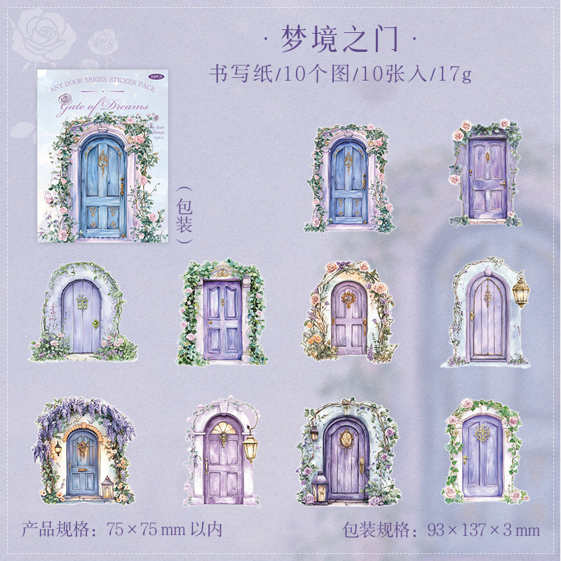 Journal hard card sticker packs