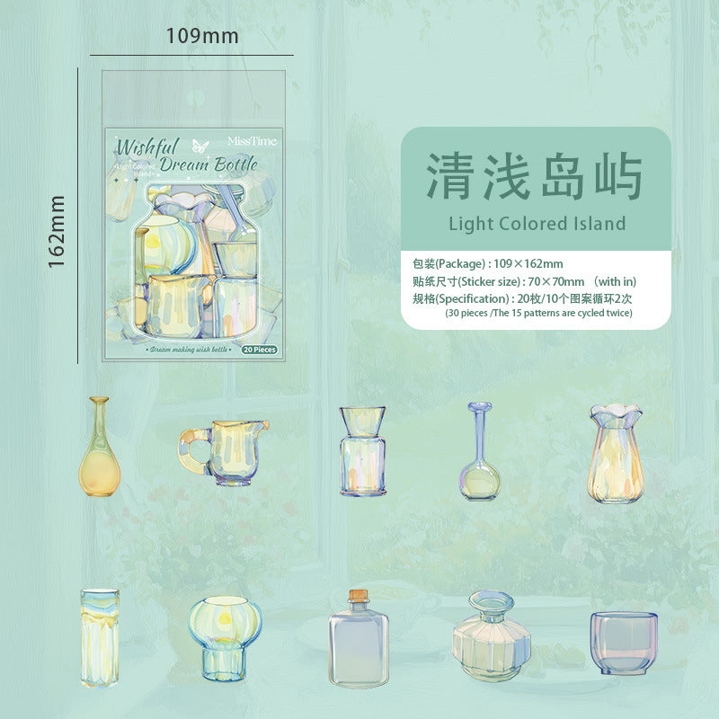 Journal PET sticker packs (Wishful Dream Bottle)