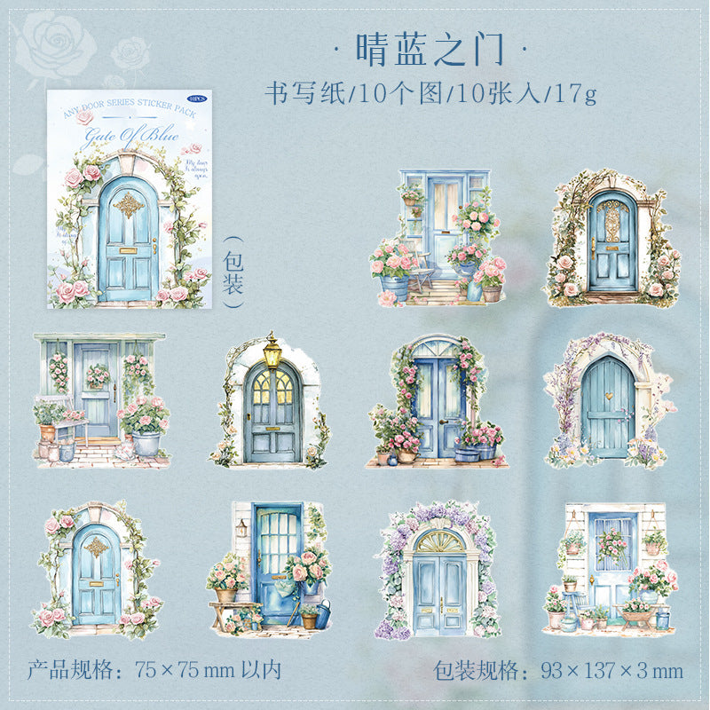 Journal hard card sticker packs