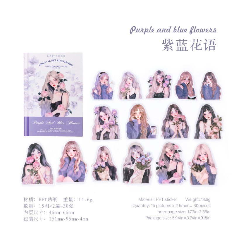 Journal PET sticker packs (Character)