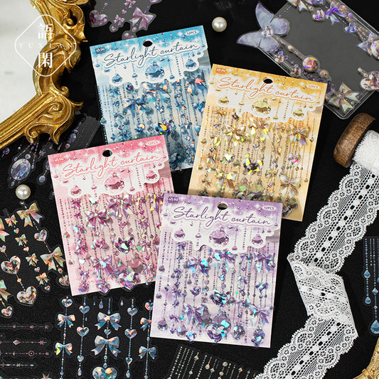 Journal PET sticker packs （Gem Theme）