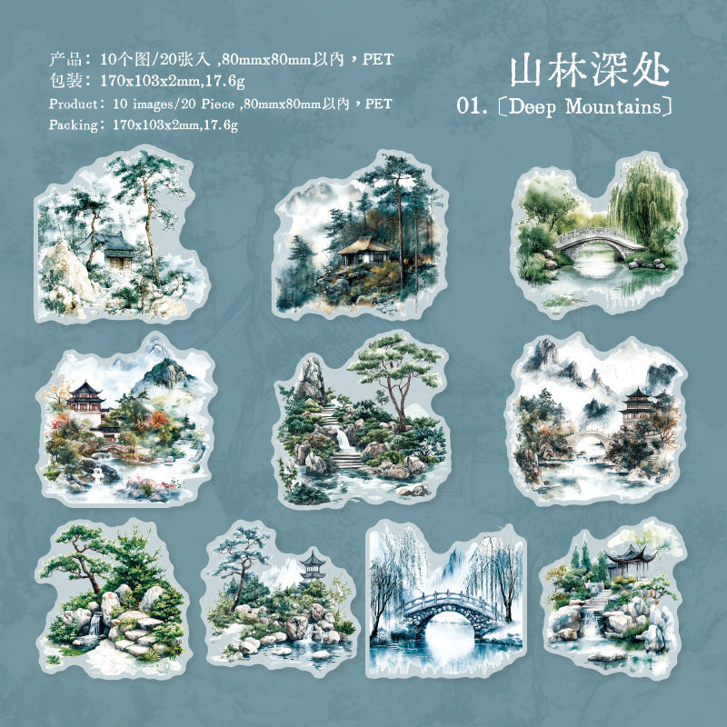 Journal sticker packs (Natural Garden Theme)