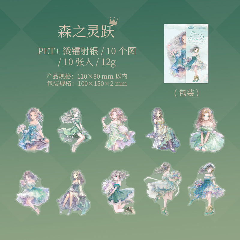 Journal PET sticker packs (Princess)