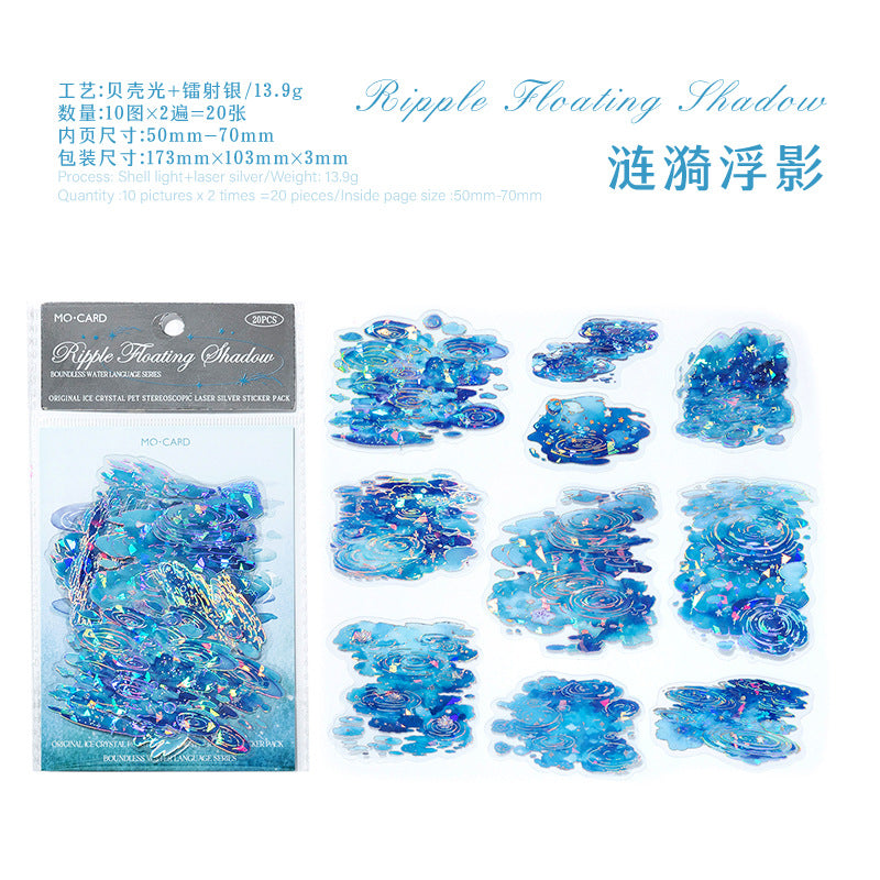 Journal sticker packs (Water)