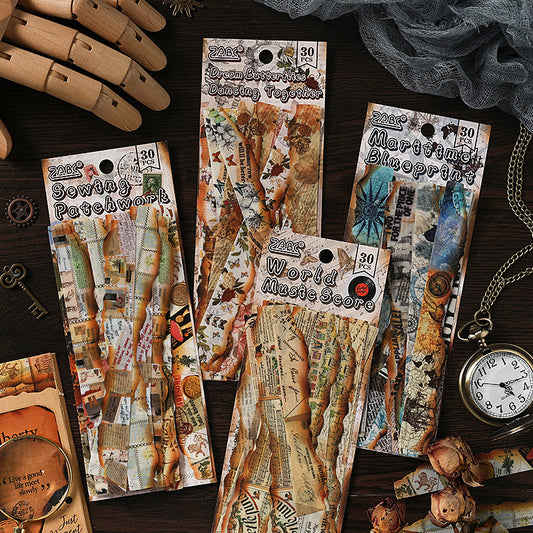 Journal sticker packs (Fire effect theme)