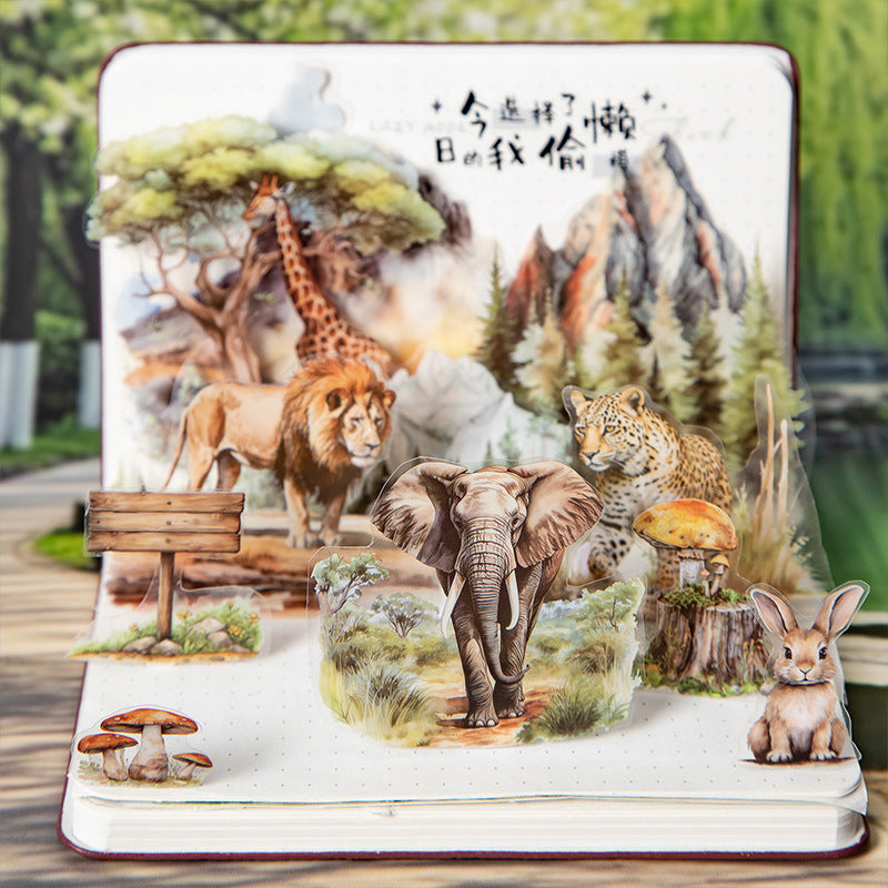 Journal PET sticker books (Animal)