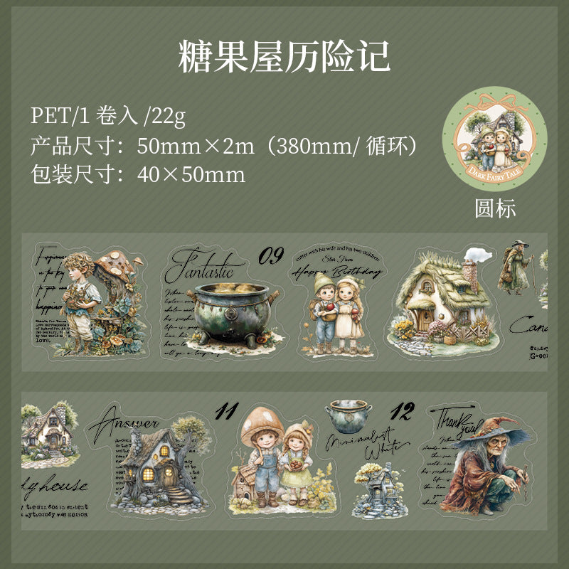 Journal PET tape (Fairy tale theme) 50mm*2m/roll