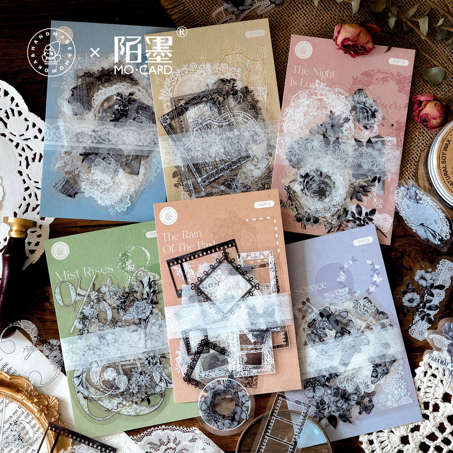 Journal PET sticker packs (30pcs/pack)
