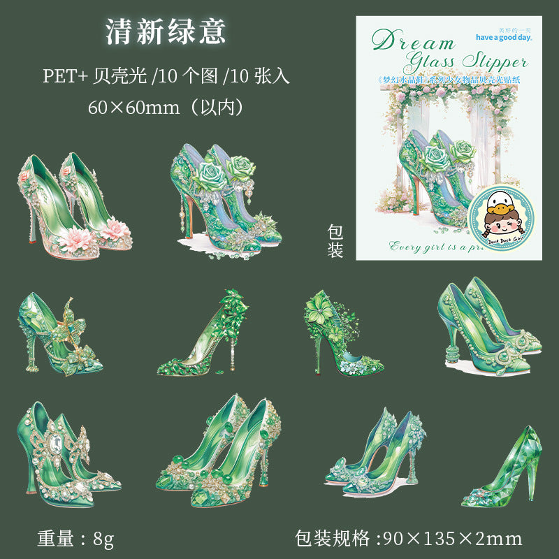 Journal sticker packs (Crystal Slippers)