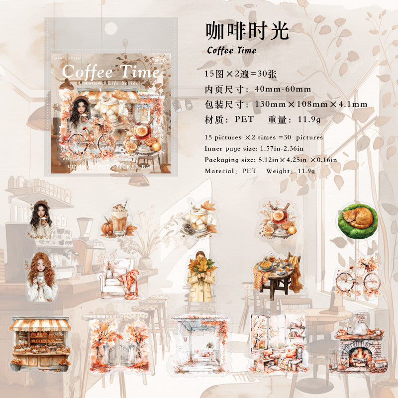 Journal PET sticker packs (Autumn)