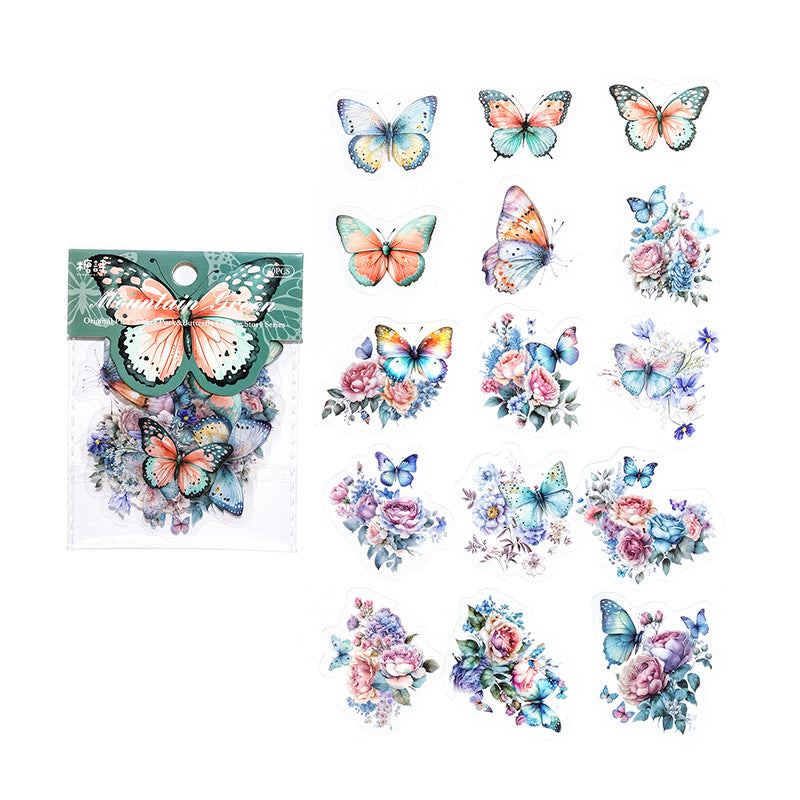 Journal PET sticker packs (Butterfly)