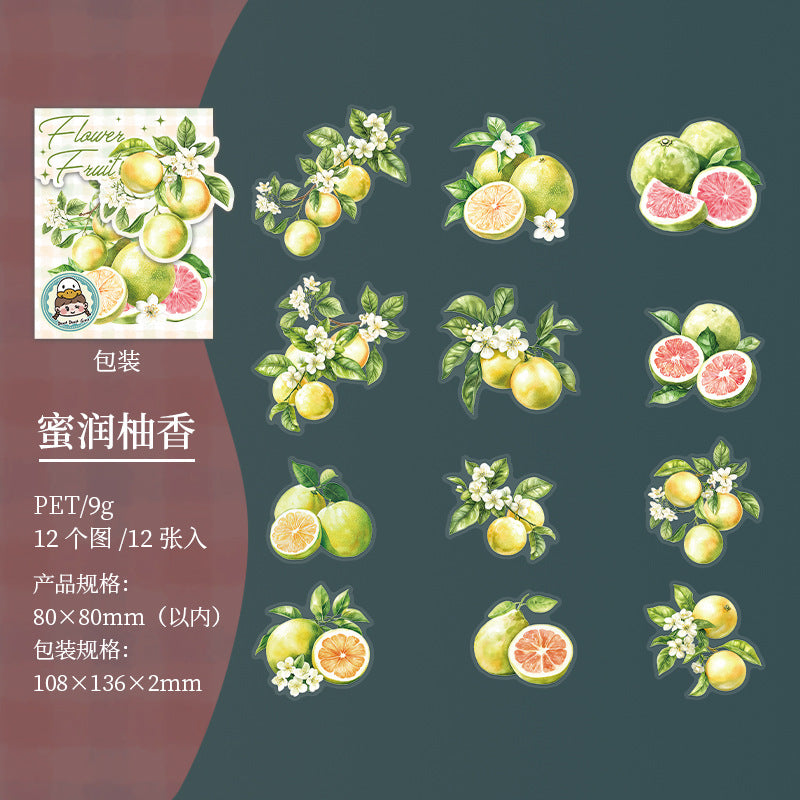 Journal sticker packs (Fruit)