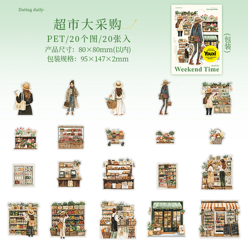 Journal PET sticker packs