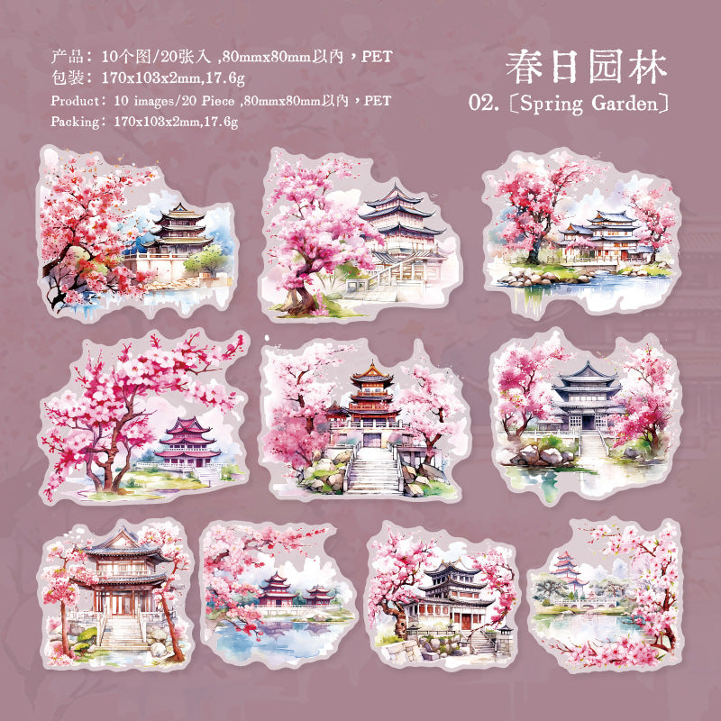 Journal sticker packs (Natural Garden Theme)