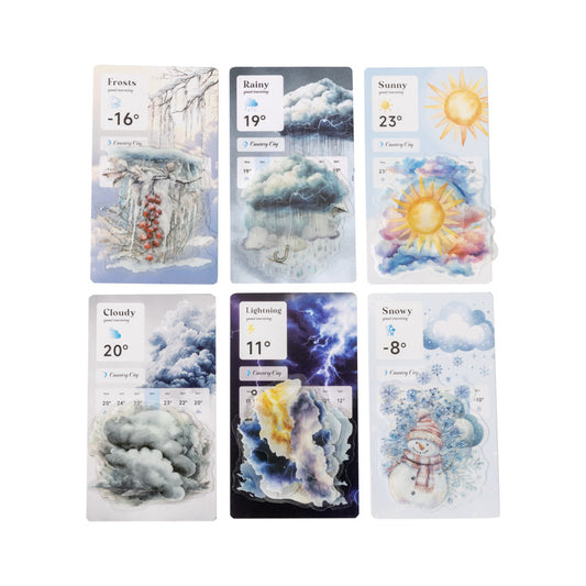 Journal sticker packs (meteorology)