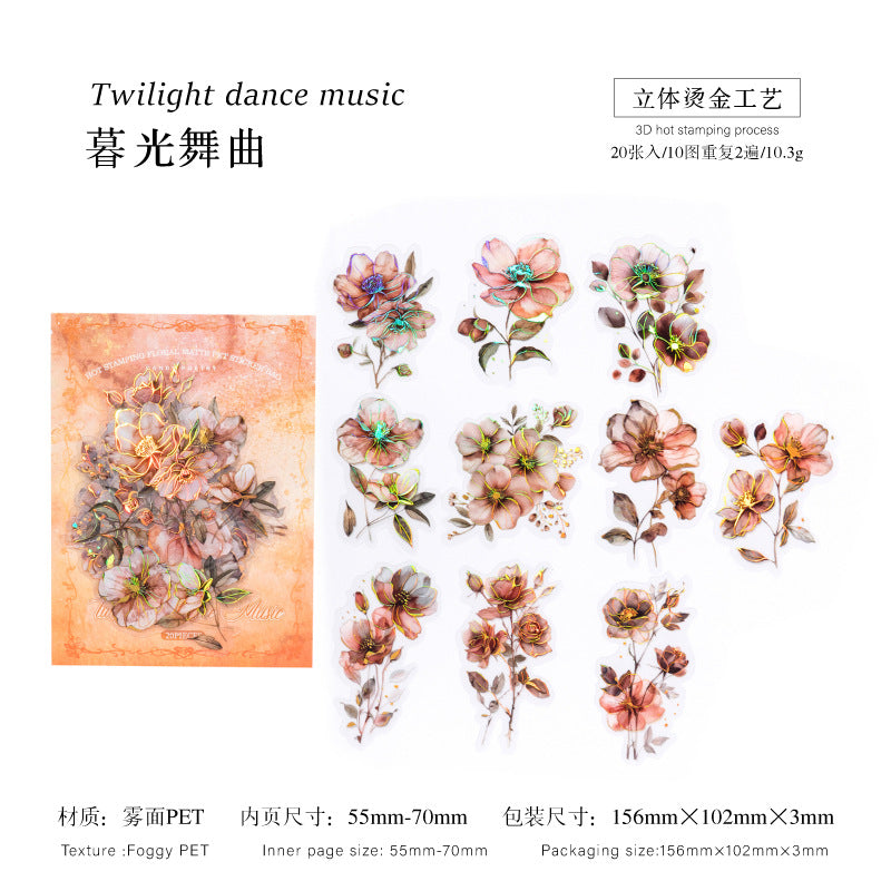 Journal PET sticker packs (Flower)