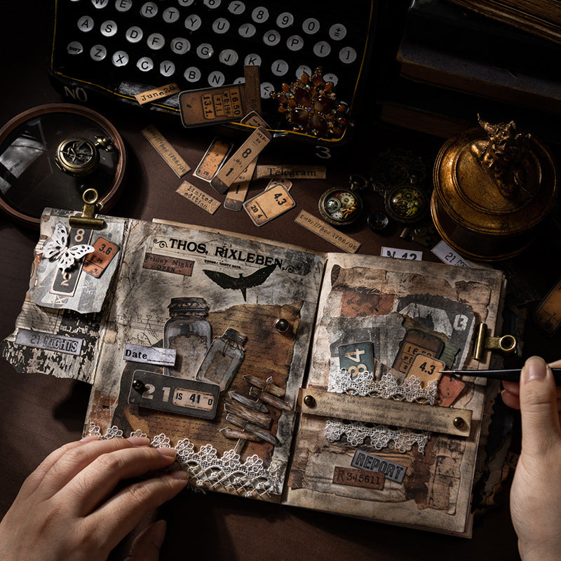 Retro journal material packs (50pcs/pack)