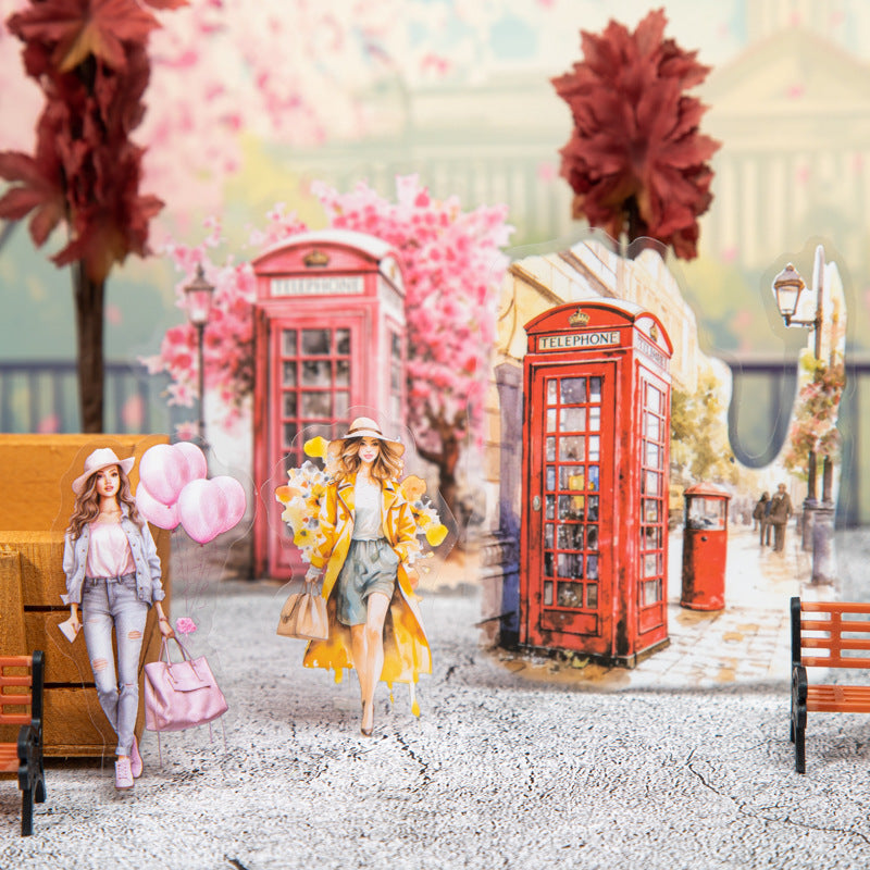 Journal sticker packs (Phone Booth Story)