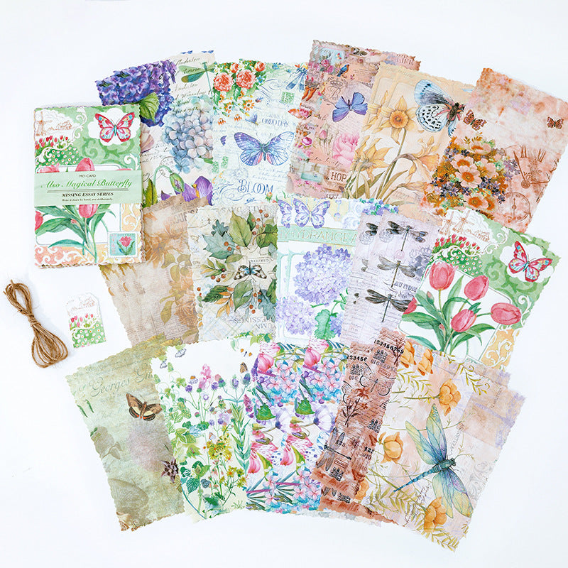 Retro Journal paper packs (30 sheets/pack)