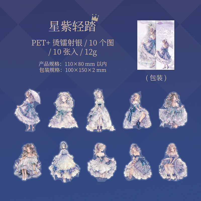 Journal PET sticker packs (Princess)