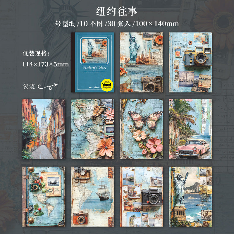 Journal paper packs (Travel scenery)